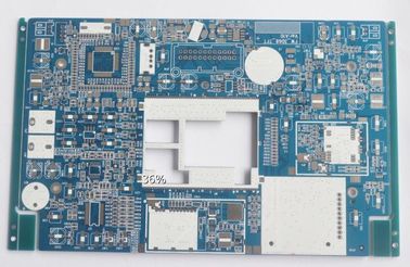 ราคาดี ความหนา 1.6 มม. HASL LF Surface Blue Soldmask แผงวงจรพิมพ์อิเล็กทรอนิกส์ ออนไลน์