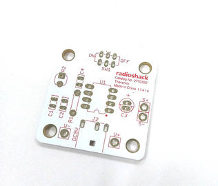 ราคาดี 2 ชั้น FR-4 White Soldmask Red Silkscreen Electronic Printed Circuit Board PCB ออนไลน์