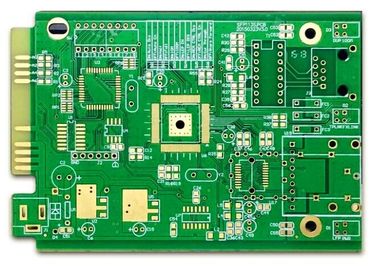ราคาดี FR4 4 Layer 2U '' 2OZ HASL / ENIG Surface PCB Prototype ENIG Green Soldmask ซิลค์สกรีนสีขาวพร้อมนิ้วทอง ออนไลน์