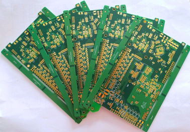 ราคาดี บอร์ด PCB หลายชั้น 10 ชั้นสีทอง ENIG 1u 