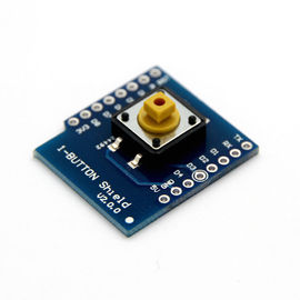 ราคาดี FR4 วัสดุสีเขียว/สีฟ้า soldermask พื้นผิว HASL/ENIG WeMos D1 มินิสวิทช์ 1 ปุ่มโล่คณะกรรมการ SMT PCB ประกอบ PCBA ออนไลน์
