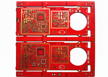 ราคาดี HAL FR-4 วัสดุ Red Soldermask 2 ชั้น 2oz Immersion Gold Multilayer PCB Board ออนไลน์